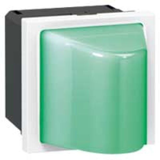 Mosaic - Sinalizador triangular - 12-24 V - 0.6 W - verde