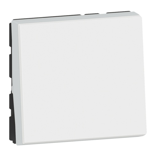 Mosaic - Botão Easy-Led - 6A - 250 V - 2 módulos - branco antimicrobial
