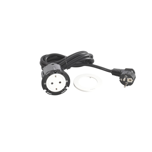 Incara Disq 60 - 2PT Schuko, Branco - com cabo 2m e ficha 2PT