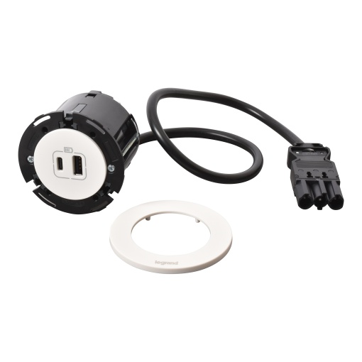 Incara Disq 60 - USB AC, Branco - com cabo 0,5m e conector Wieland