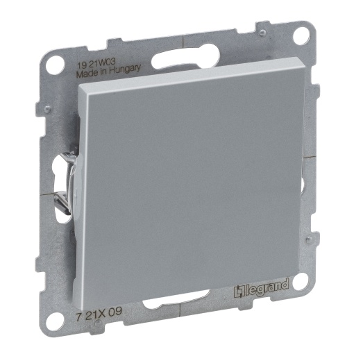 Suno - Botão simples, 6 A - 250 V, ligadores automáticos, Alumínio