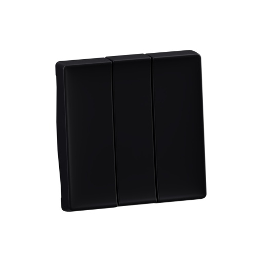 Valena Life - Tecla para interruptor triplo - Preto mate