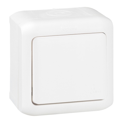 Forix estanque IP 44 - Botão simples - 6 A - 250 V - Branco