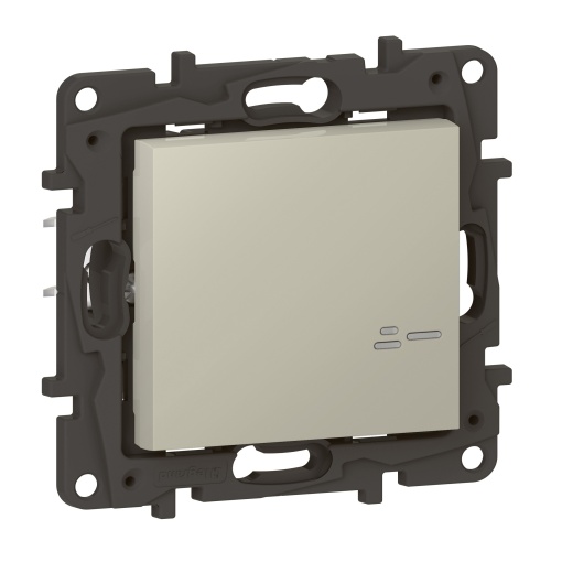 Niloé Step with Netatmo - Interruptor iluminação conectado sem neutro - Areia