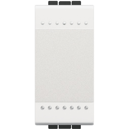 Livinglight - Botão 10 A NA iluminável - Lig. Automáticos - Branco, 1 módulo