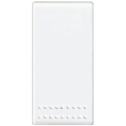 Livinglight - Botão 10 A iluminável com contacto NF - Branco, 1 módulo