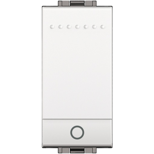 Livinglight - Botão 10 A iluminável NA - Lâmpada- Branco, 1 módulo