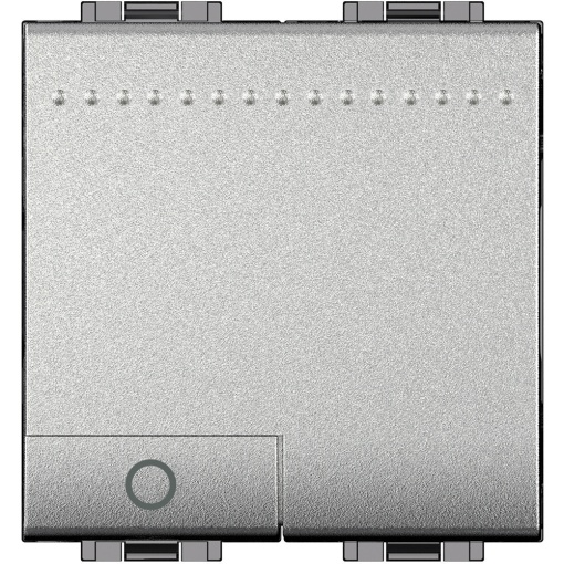 Livinglight - Botão 10 A iluminável NA - Lâmpada- Tech, 2 módulos