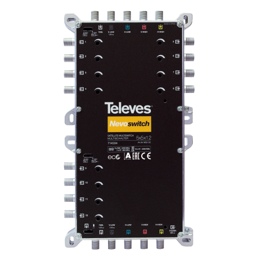 NevoSwitch 5 inputs - 12 outputs 
