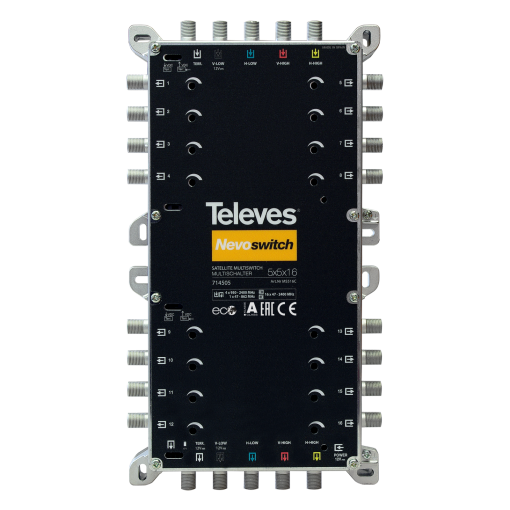 NevoSwitch 5 inputs - 16 outputs 