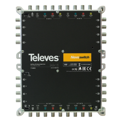 NevoSwitch 9 inputs - 16 outputs 