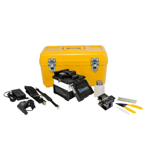 FO kit with professional fusion splicer Electric arc fusion