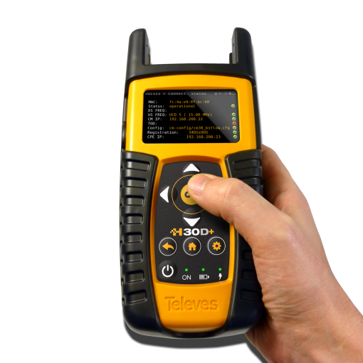 H30D DVB-C sprectrum analyzer with DOCSIS 3.1 