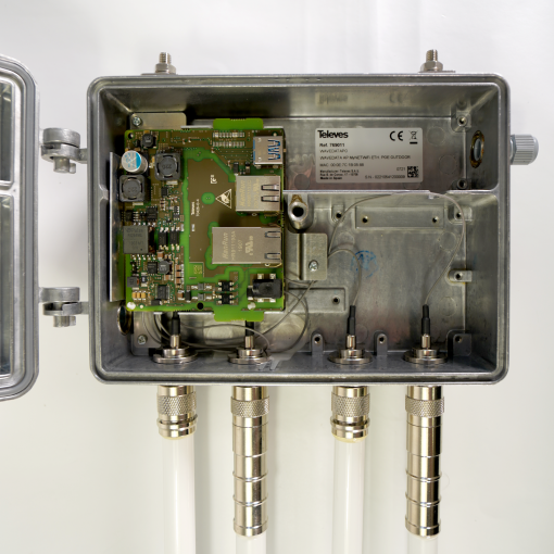 Wireless Managed Access Point WaveData Outdoor, 1xGbE WAN PoE