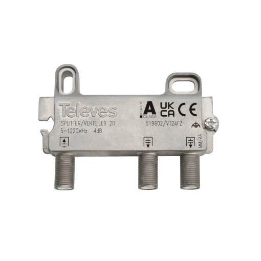 F 2W splitter 5...1220MHz 4dB DOCSIS 3.1