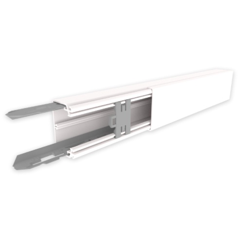 Calha para distribuição Unex 40x60, em U23X cor branco