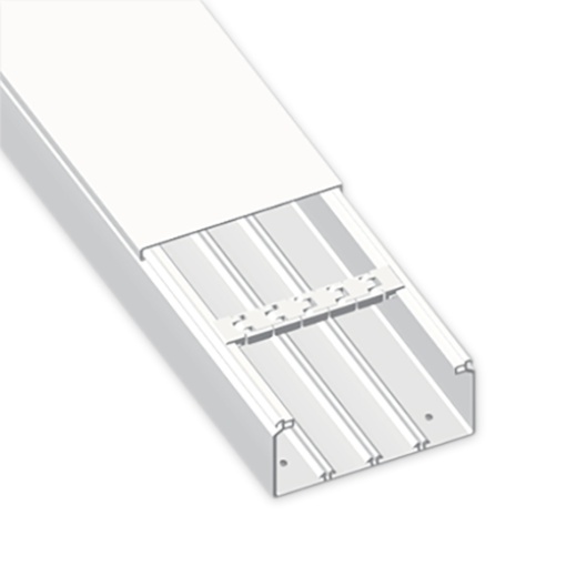 Calha para distribuição Unex 40x60, em U43X sem halogéneos cor branco