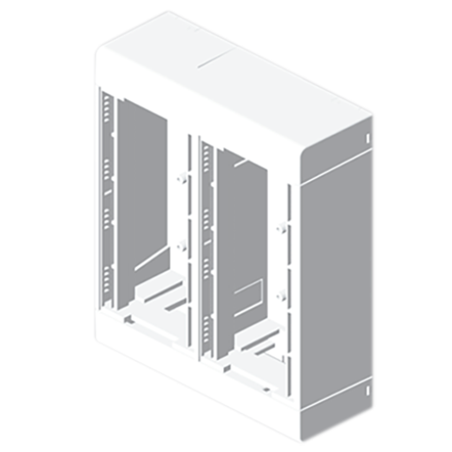 Caixa modular Unex para 4 mecanismos, em U24X