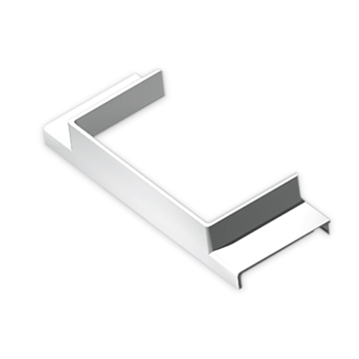 Derivação troço recto Unex 50mm, em U42X cor branco
