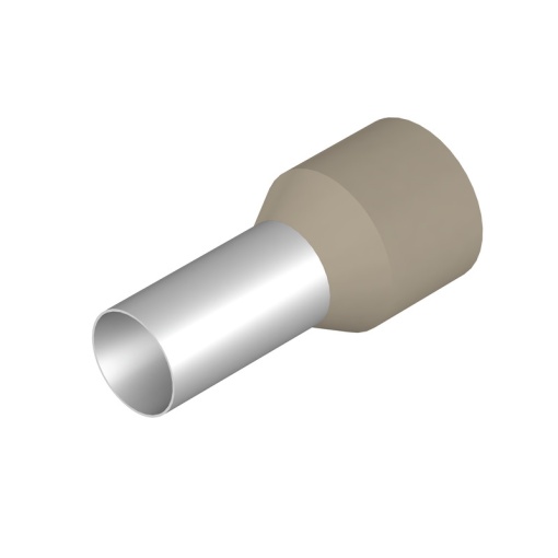 Wire end ferrule, 35 mm², Stripping length 19 mm, Colour beige, Insulation Available