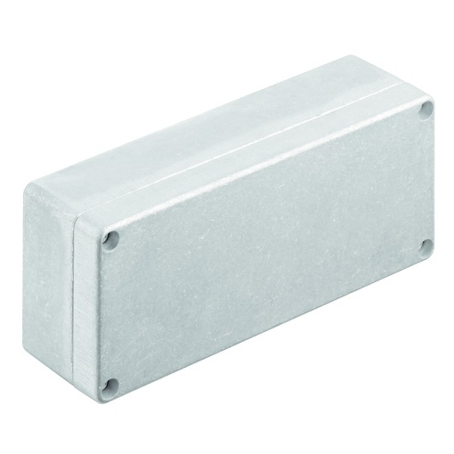 Metal housing, Width 165 mm, Height 70 mm, Depth 45 mm, untreated, Flange plate No, Aluminium AlSi12