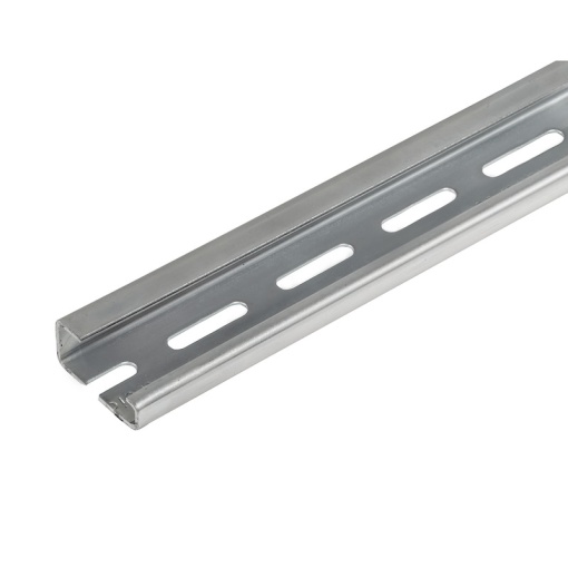 Terminal rail, Accessories, Steel, galvanic zinc plated and passivated, Width 2000 mm, Height 33 mm, Depth 15 mm