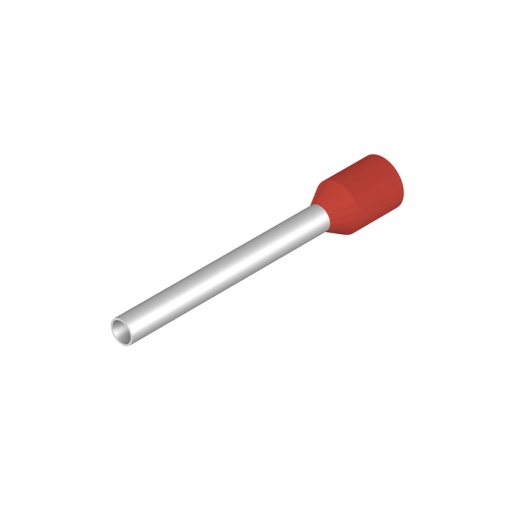 Wire end ferrule, 1.5 mm², Stripping length 20 mm, Colour red, Insulation Available