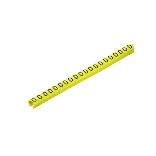 Cable coding system, yellow, Conductor O.D.3 - 4 mm, Numbers, PVC, soft, without Cadmium, -30...80 C