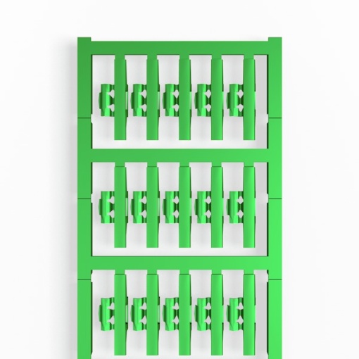 Cable coding system, green, Conductor O.D.2 - 3.5 mm, Polyamide 66, -40...100 C