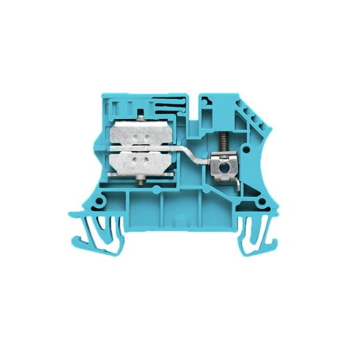 Test-disconnect terminal, Screw connection, blue, 4 mm², 32 A, 400 V, Number of connections 1, Number of levels 1