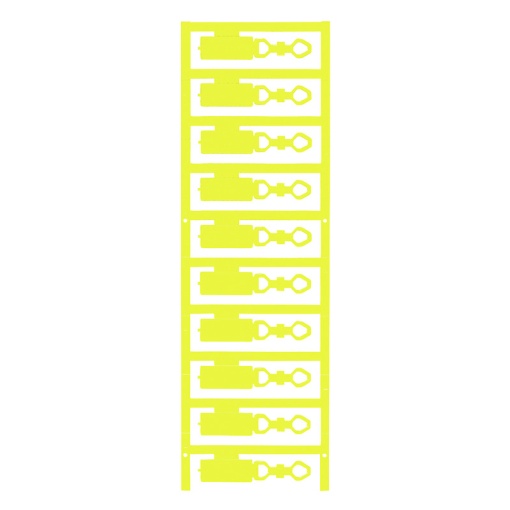 Cable coding system, yellow, Conductor O.D.1.5 - 7.5 mm, neutral, Polyamide 66, -40...100 C