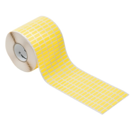 Device marking, Width 15 mm, Printed characters without, Cotton fabric, yellow, -29...80 C