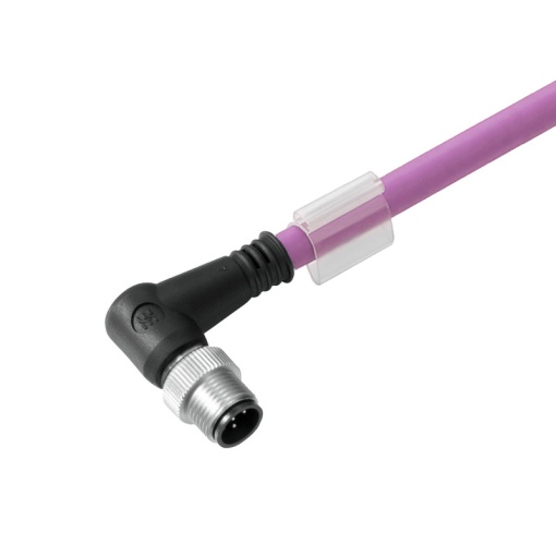 Copper data cable Assembled, One end without connector, Number of poles 5, Cable length 1.5 m, pin, 90, Length 1.5 mm