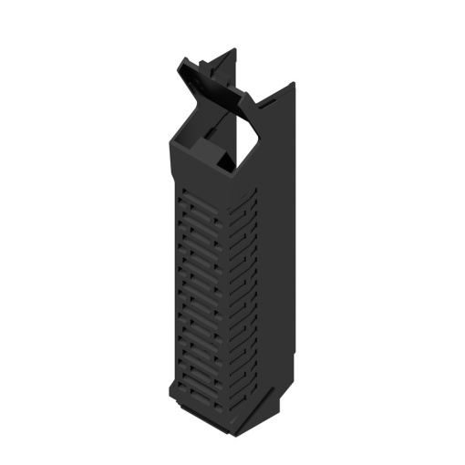 Side element Modular housing, Width 22.5 , IP20 in installed state, Plastic, black