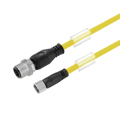 Sensor-actuator Cable, M12  M8, Number of poles 4, 10 m, pin, straight - socket, straight, LED No, Shielded No