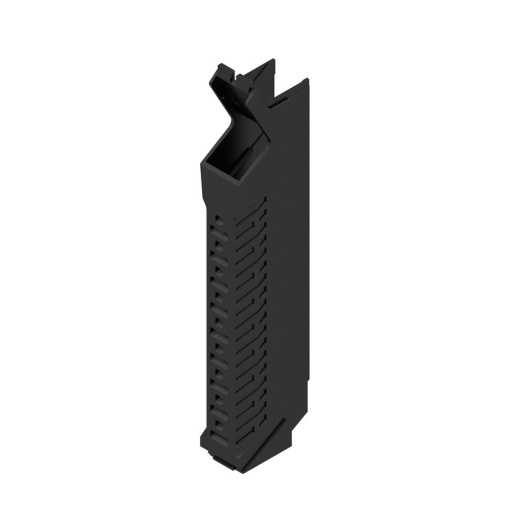 Side element Modular housing, Width 12.5 , IP20 in installed state, Plastic, black