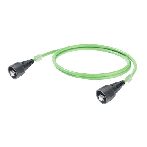 Copper data cable Assembled, Number of poles 8, Length 10 m