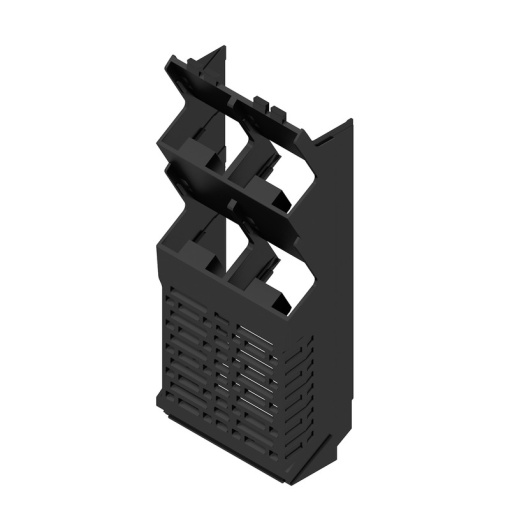 Side element Modular housing, Width 45 , IP20 in installed state, Plastic, black