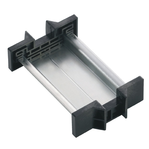 Terminal rail, FieldPower, Steel, galvanized, galvanized, galvanic zinc plated and passivated, Width 54 mm, Height 35 mm, Depth 7.5 mm