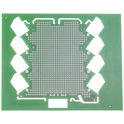 electronic housing set, IP20 in installed state, PA 66 GF 30, green, Width 0.8 mm