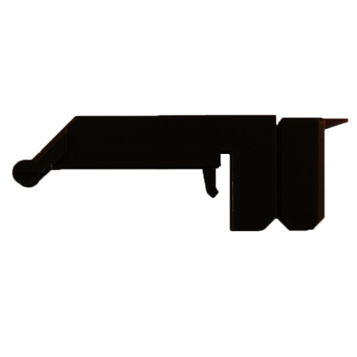 Terminal cover, black, Polyamide 66, Height 85 mm, Width 31 mm, Depth 29.9 mm, V-2
