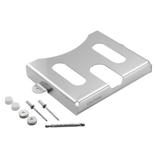 Document holders Housing, Klippon EB Essential Box, Riveted, x 125 x 20 mm, Stainless steel 1.4404, silver