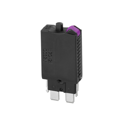 Miniature fuse, quick-acting, 3 A, Blade fuse type C