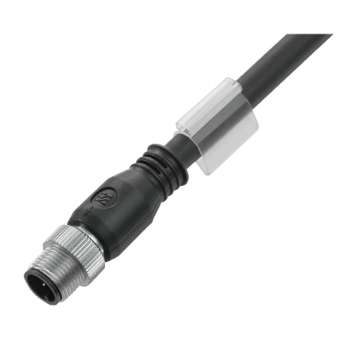 Sensor-actuator Cable, M12, Number of poles 8, 3 m, pin, straight, LED No, Shielded Yes