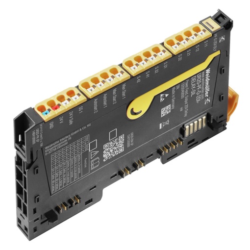 Safety power feed module IO