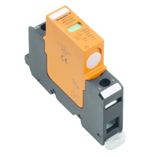 Surge voltage arrester  power supply systems, with remote contact, Type I  II, Low voltage network Single-phase, III, IV, AC, 230 V