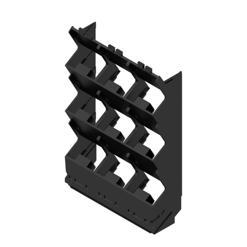 Side element Modular housing, Width 67 , IP20 in installed state, Plastic, black