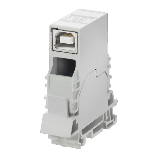 Feed-through plug-in connector USB, IP20, Connection 1 USB A, Connection 2 USB B