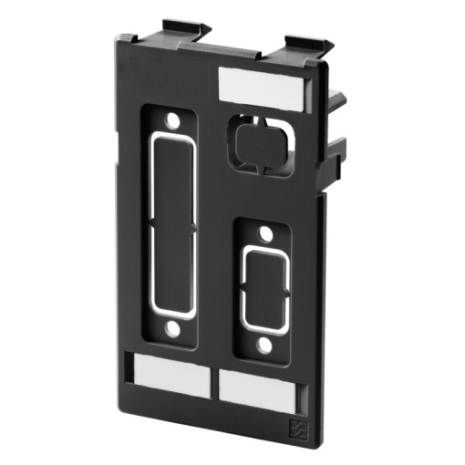 Insert plate for component housing, Built-in, Insert plate, shielded, 1x Data, 2x Signal
