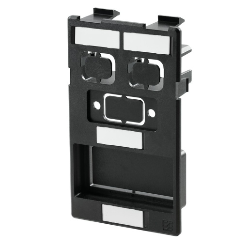 Insert plate for component housing, Built-in, Insert plate, shielded, 1x Power, 2x Data, 1x Signal